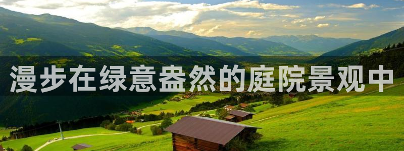 新宝GG创造奇:漫步在绿意盎然的庭院景观中